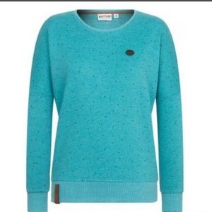 NWT women’s naketano blue sweatshirt xl